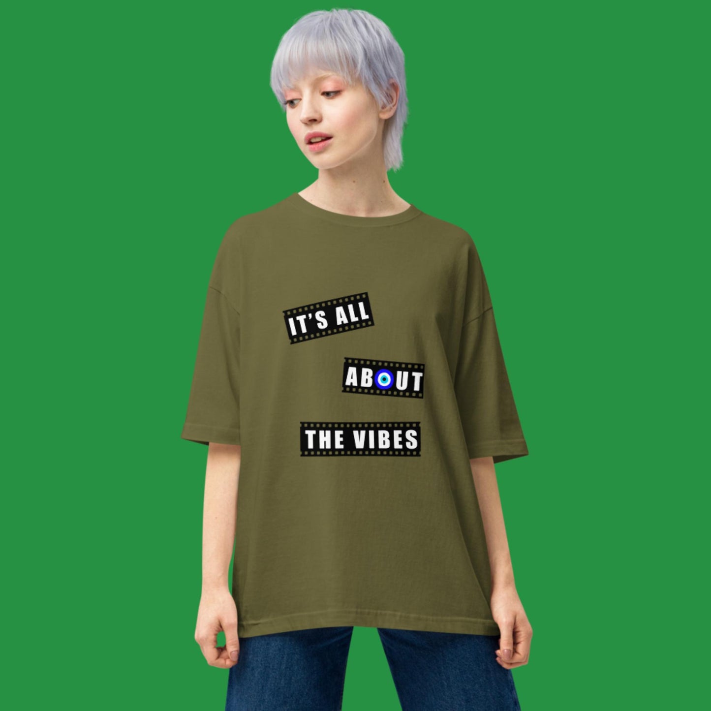 It’s All About The Vibes Unisex oversized t-shirt