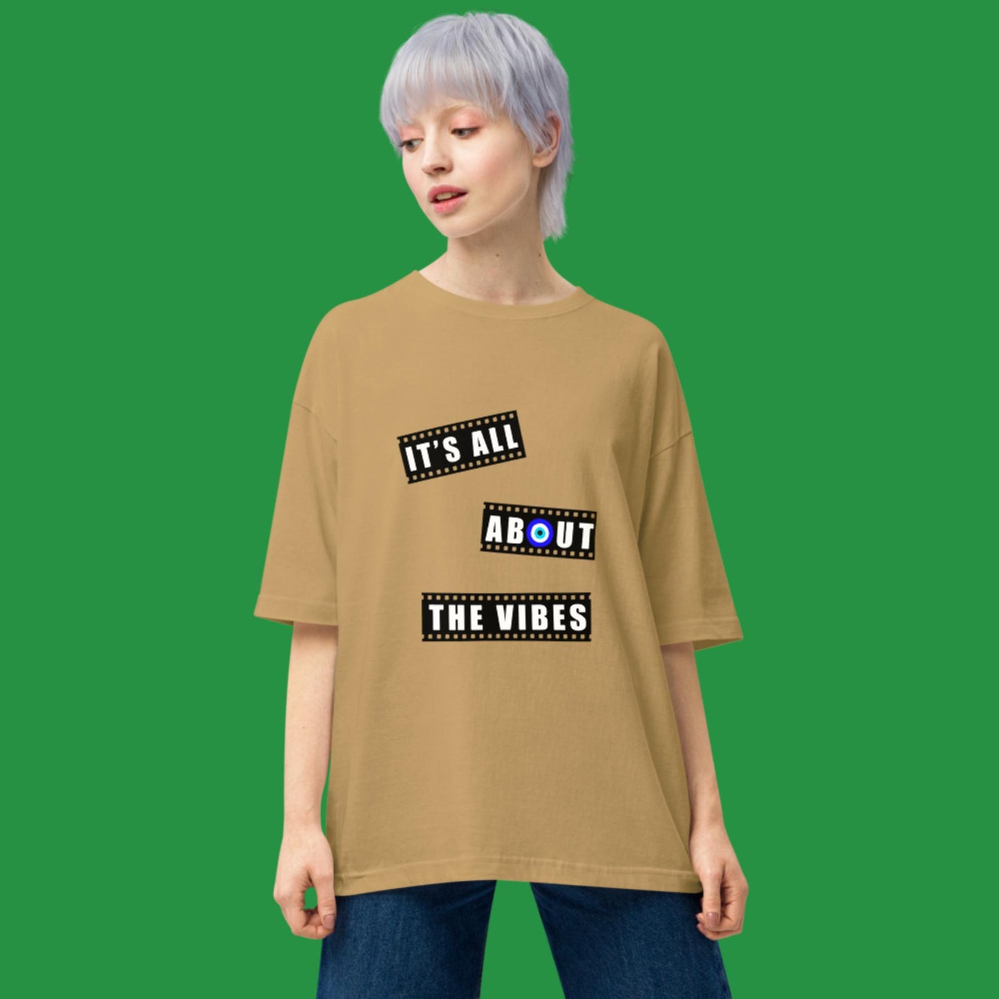 It’s All About The Vibes Unisex oversized t-shirt