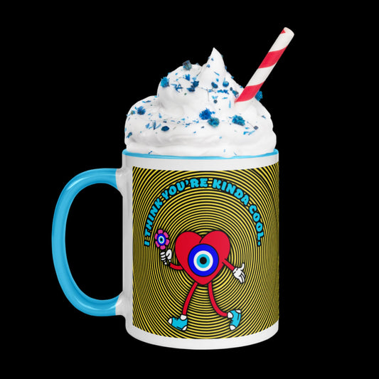Kinda Cool Evil Eye Mug with Color Inside