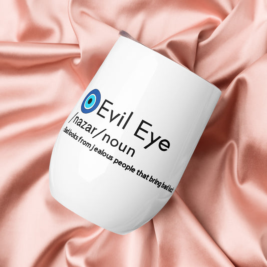 Evil Eye Meaning Wine tumbler