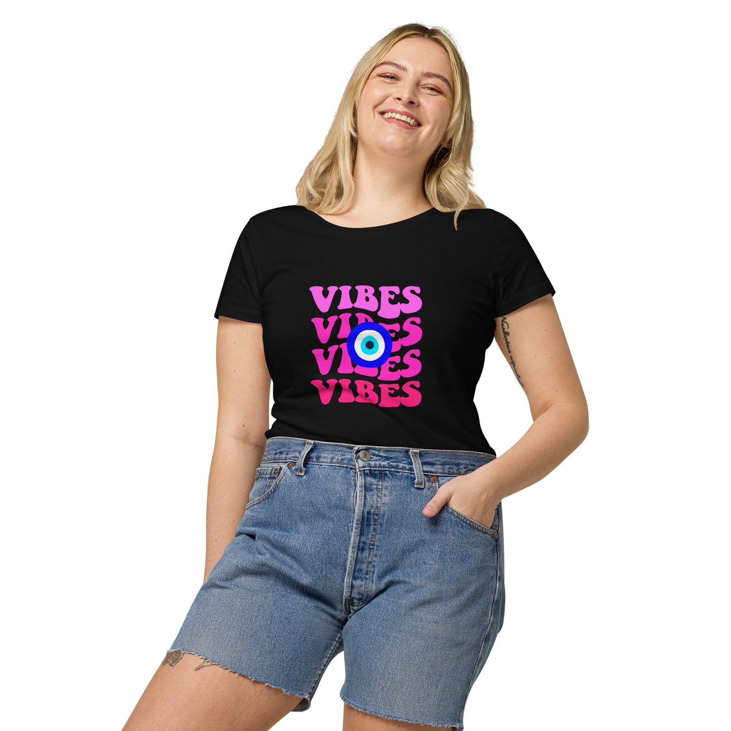 Vibes Women’s basic organic t-shirt