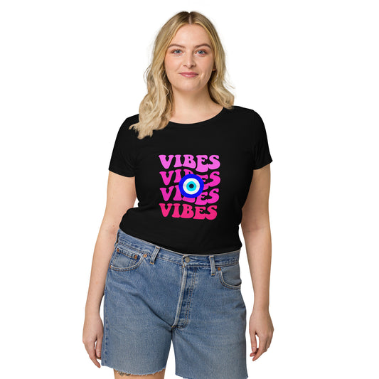 Vibes Women’s basic organic t-shirt