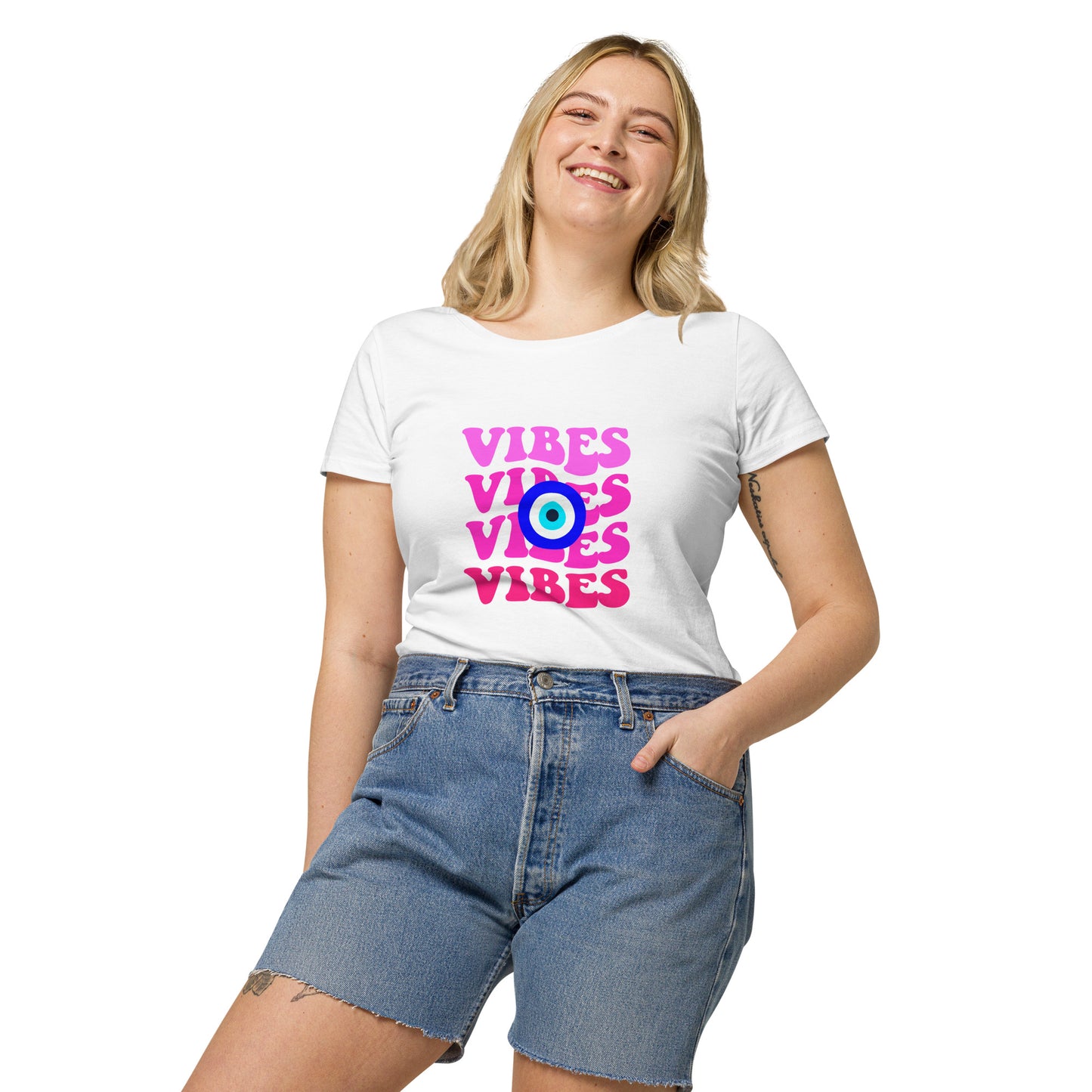 Vibes Women’s basic organic t-shirt